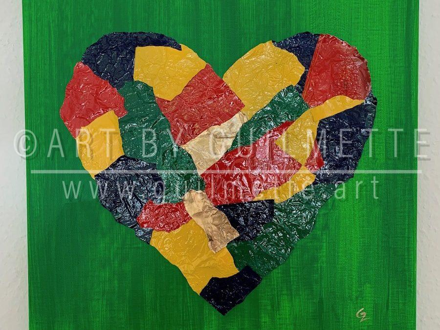 Coeur coloré – H23